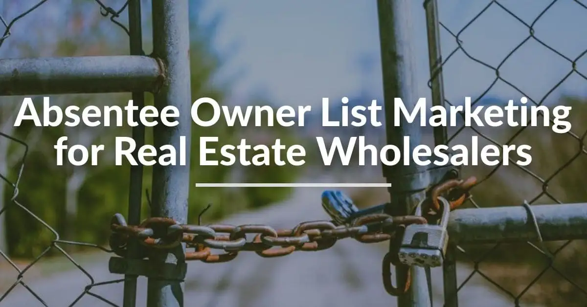 Absentee Owner Lists List57 Absentee Owner Lists List57