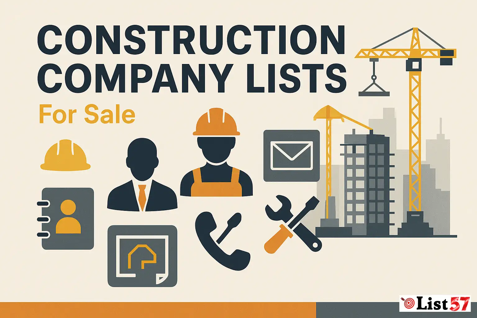 Construction Company Lists for sale List57