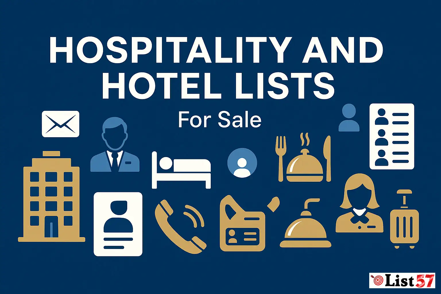 Hospitality and Hotel Lists for sale List57 Hospitality and Hotel Lists for sale List57