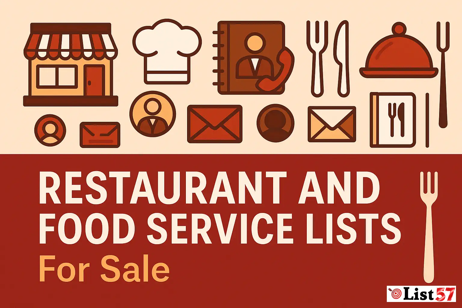 Restaurant and Food Service Lists for sale List57