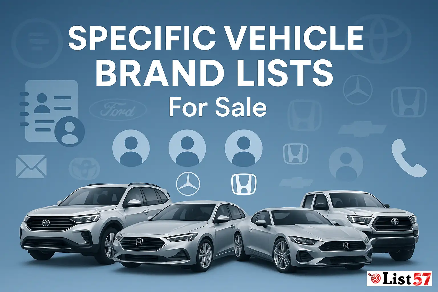 Specific Vehicle Brand Lists For Sale List57 Specific Vehicle Brand Lists For Sale List57